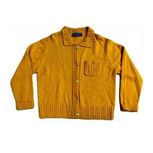 💕 Women’s Karen Scott Classic Collection Gold Long Sleeve  button down sweater